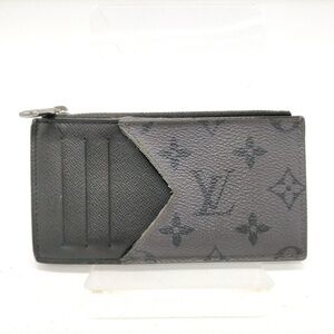Louis Vuitton Eclipse Coin Card Holder Black/grey  Monogram